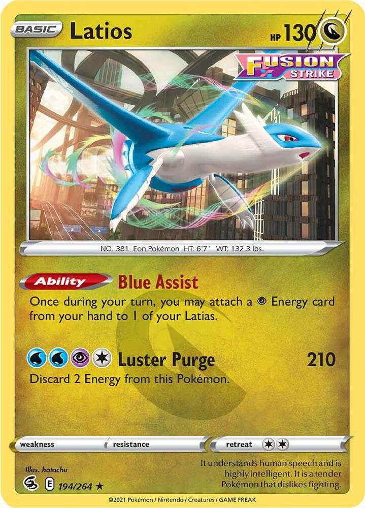 Latios 194/264 (SWSH08: Fusion Strike)  | Good Games Adelaide SA
