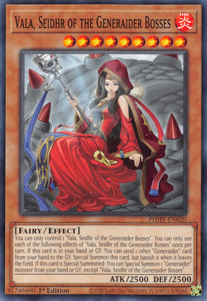Vala, Seidhr of the Generaider Bosses [PHHY-EN020] Common | Good Games Adelaide SA