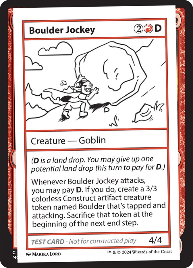 Boulder Jockey  (Mystery Booster 2 Playtest Cards)  | Good Games Adelaide SA