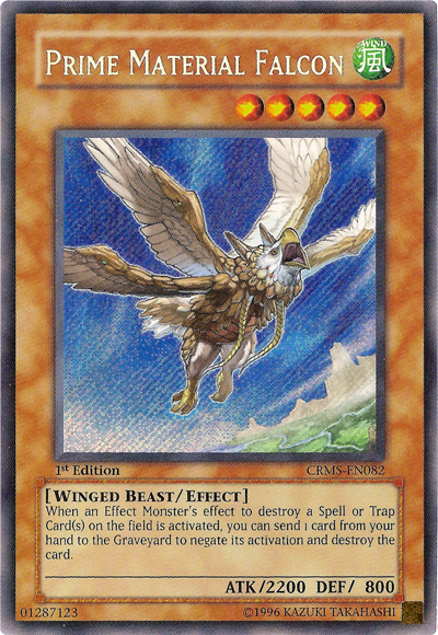 Prime Material Falcon [CRMS-EN082] Secret Rare | Good Games Adelaide SA