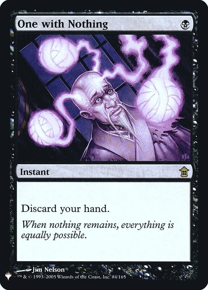 One with Nothing 84 (The List Reprints)  - Foil | Good Games Adelaide SA