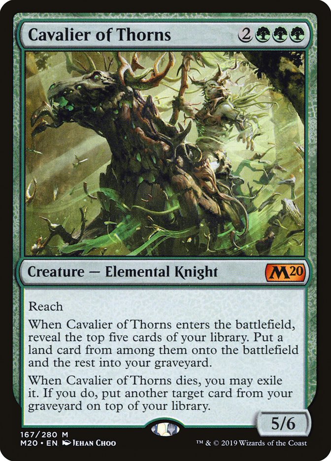 Cavalier of Thorns [Core Set 2020] | Good Games Adelaide SA