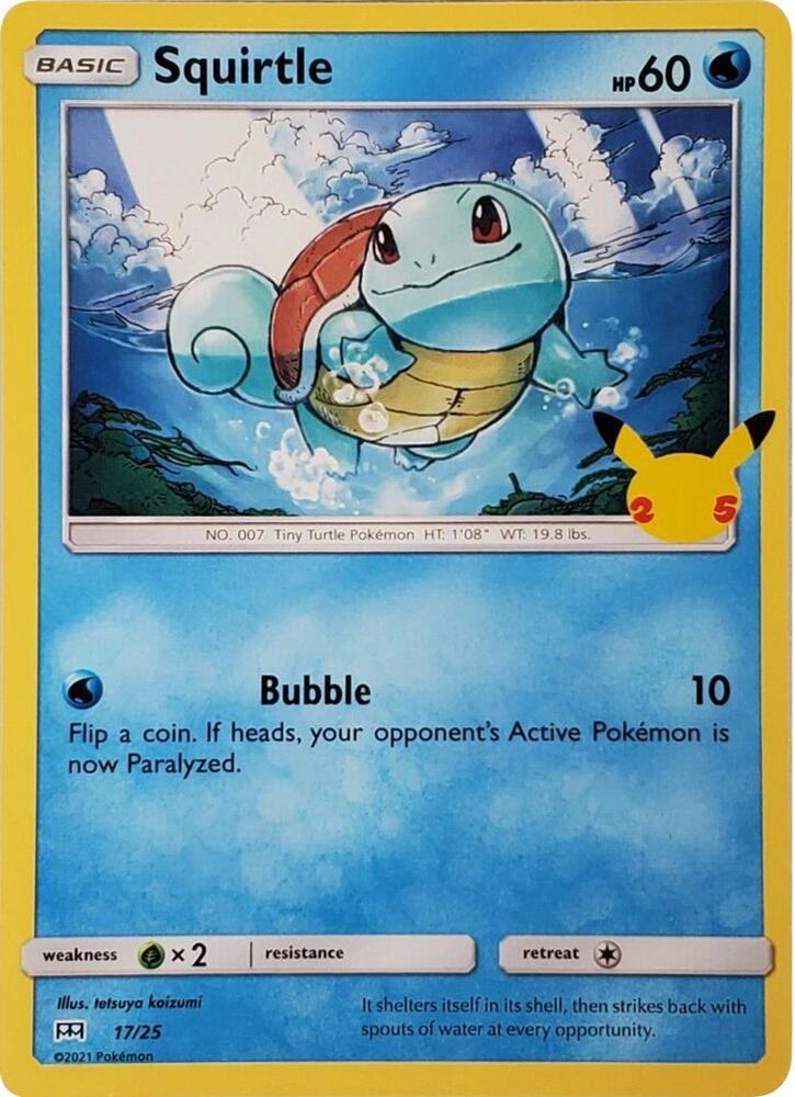 Squirtle 017/025 (McDonald's 25th Anniversary Promos)  | Good Games Adelaide SA