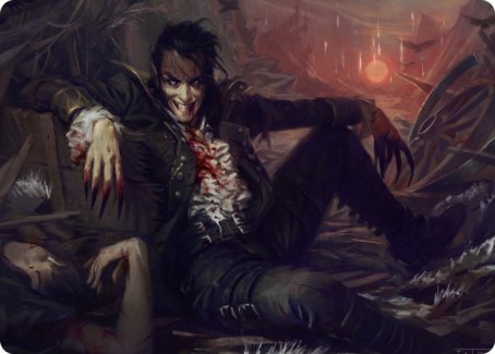 Arrogant Outlaw Art Card [Innistrad: Midnight Hunt Art Series] | Good Games Adelaide SA