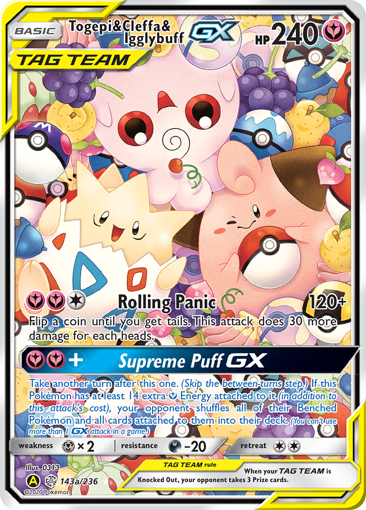 Togepi & Cleffa & Igglybuff GX (143a/236) [Alternate Art Promos] | Good Games Adelaide SA
