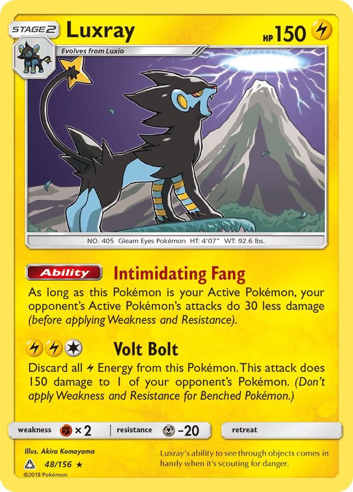 Luxray 48/156 (SM - Ultra Prism)  - Holofoil | Good Games Adelaide SA