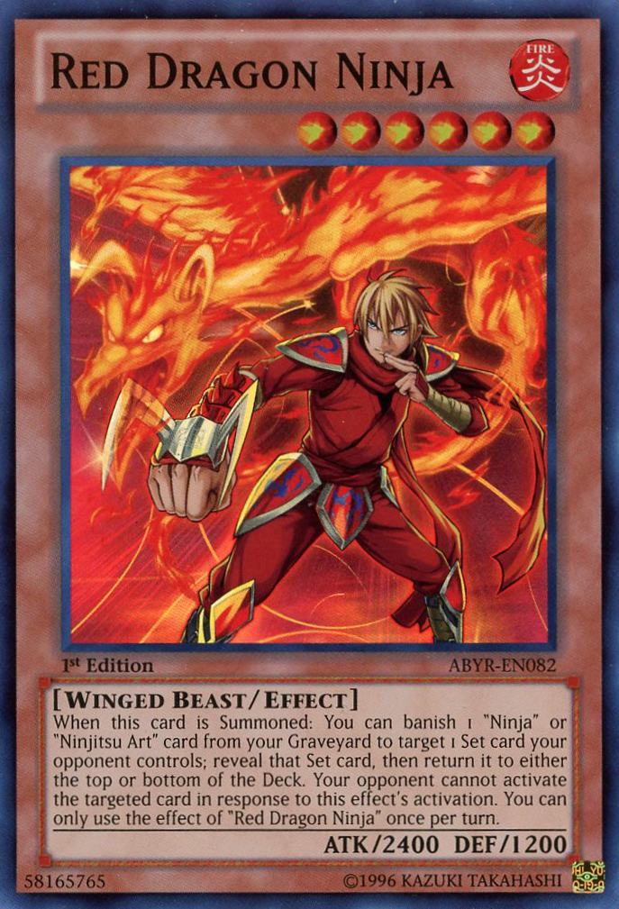 Red Dragon Ninja [ABYR-EN082] Super Rare | Good Games Adelaide SA