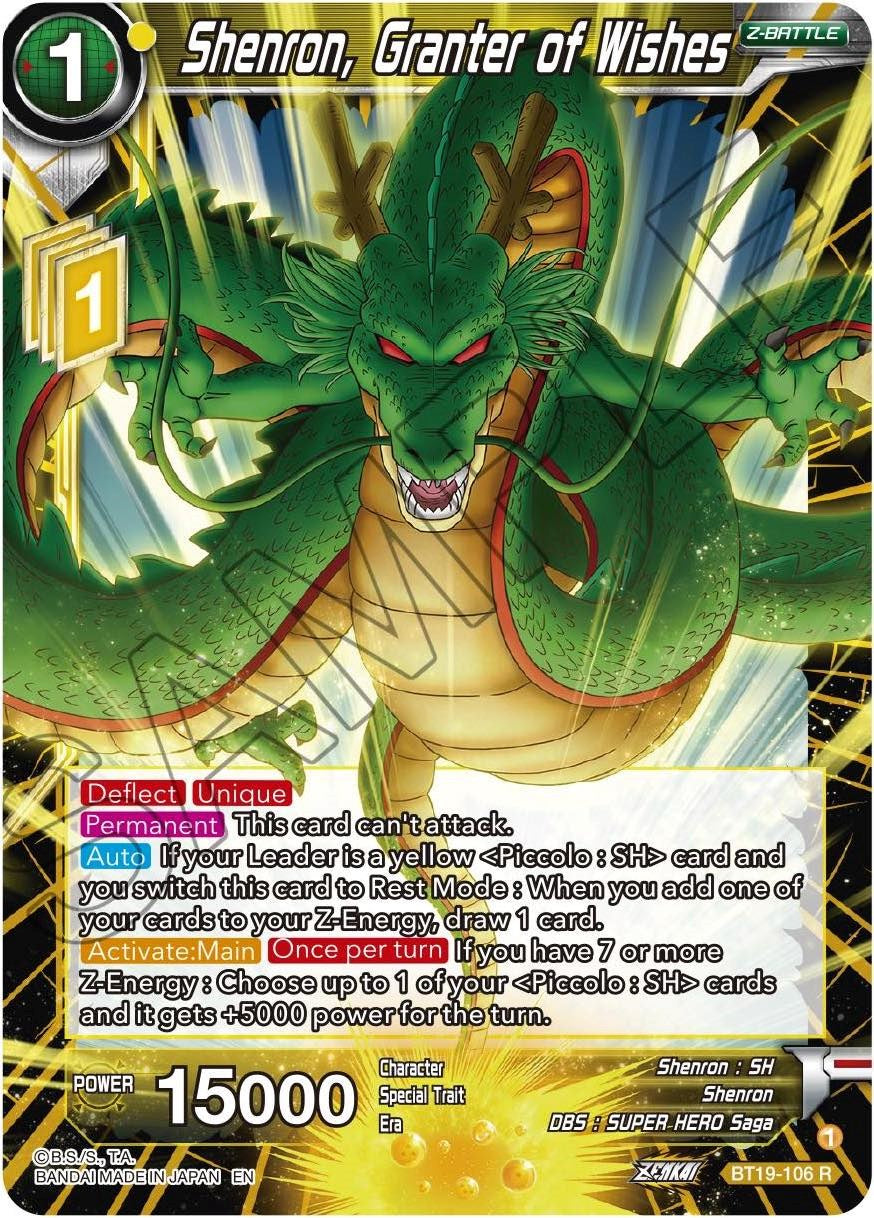Shenron, Granter of Wishes (BT19-106) [Fighter's Ambition] | Good Games Adelaide SA