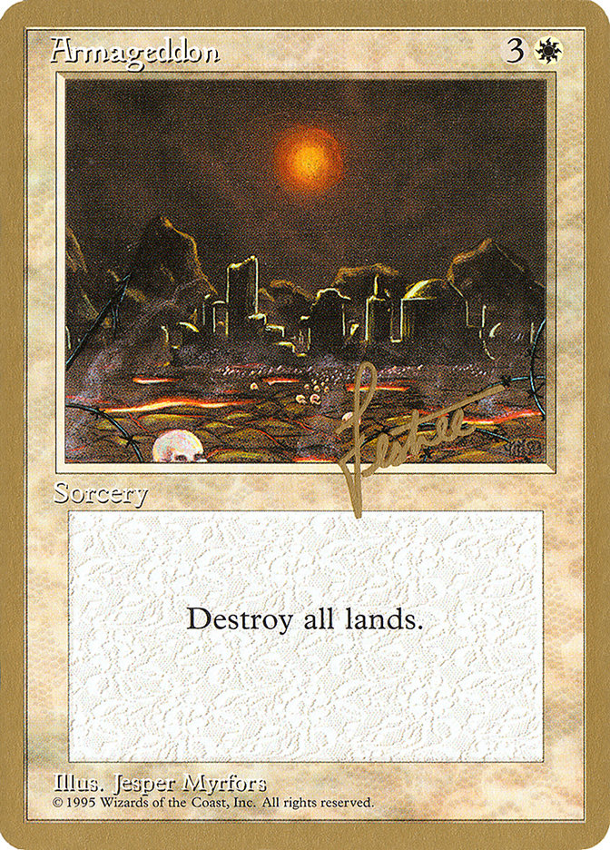 Armageddon (Bertrand Lestree) [Pro Tour Collector Set] | Good Games Adelaide SA
