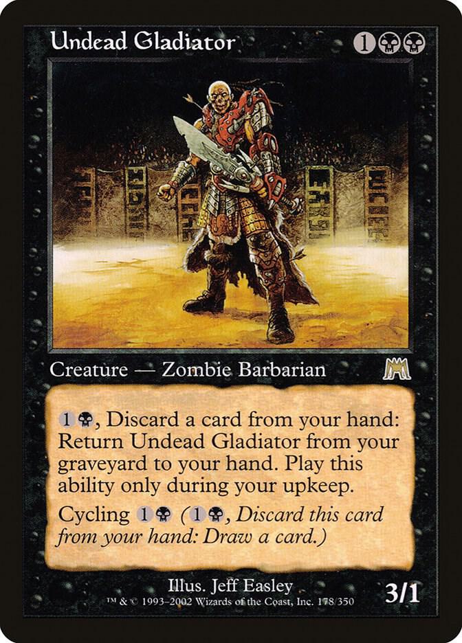 Undead Gladiator 178 (Onslaught)  - Foil | Good Games Adelaide SA