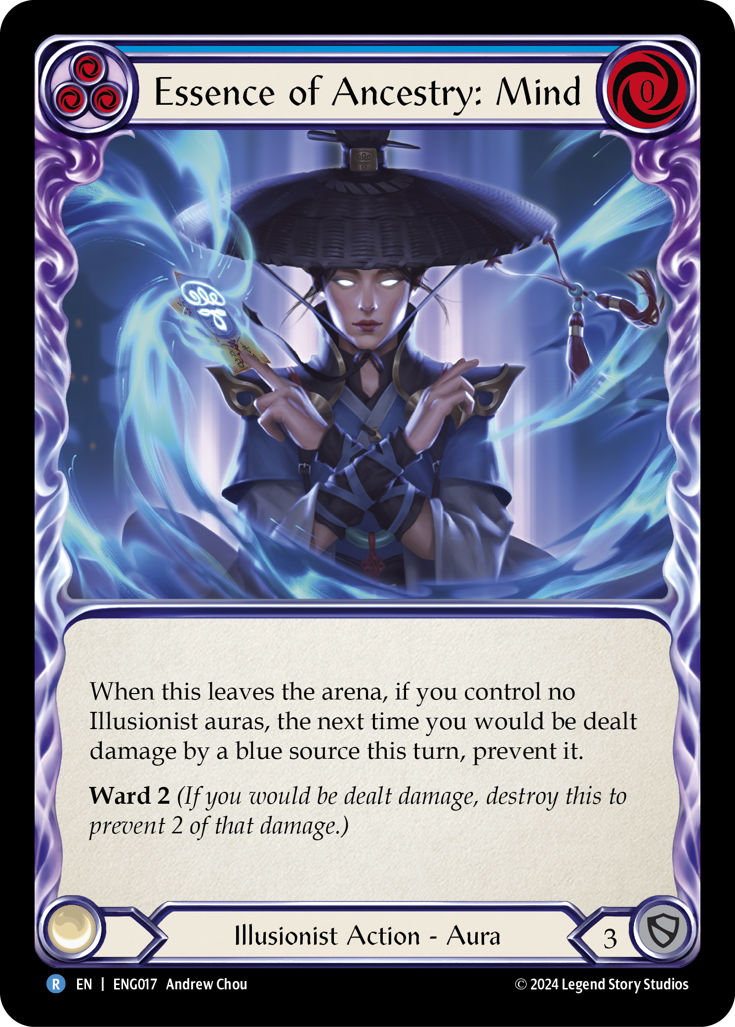 Essence of Ancestry: Mind [ENG017] (Part of the Mistveil Enigma Blitz Deck) | Good Games Adelaide SA