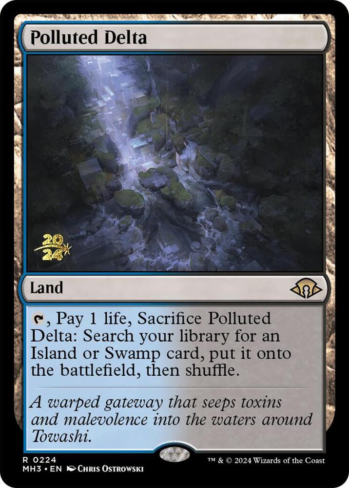 Polluted Delta 224 (Prerelease Cards)  - Foil | Good Games Adelaide SA