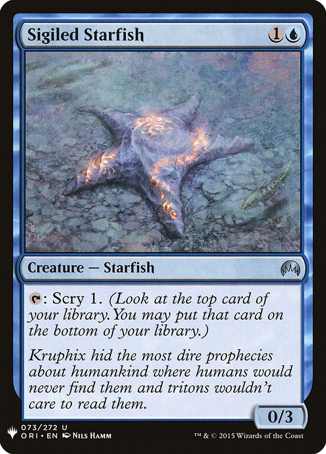 Sigiled Starfish [Mystery Booster] | Good Games Adelaide SA