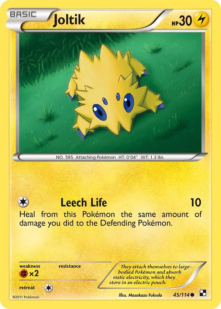 Joltik 45/114 (Black and White)  | Good Games Adelaide SA