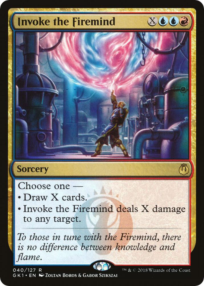 Invoke the Firemind 40 (Guilds of Ravnica: Guild Kits)  | Good Games Adelaide SA