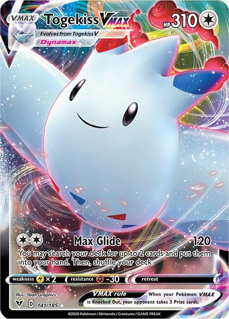 Togekiss VMAX 141/185 (SWSH04: Vivid Voltage)  - Holofoil | Good Games Adelaide SA
