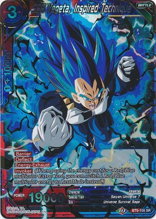 SSB Vegeta, Inspired Technique [BT9-105] | Good Games Adelaide SA