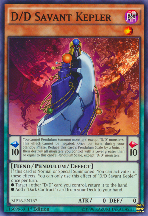 D/D Savant Kepler [MP16-EN167] Common | Good Games Adelaide SA