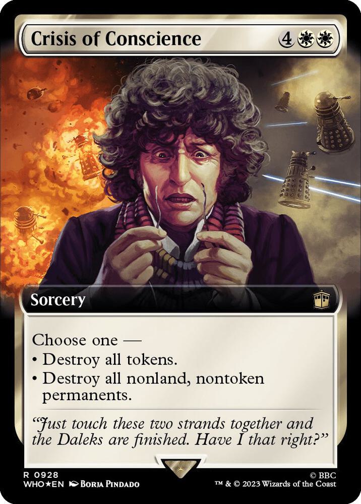 Crisis of Conscience 928 (Universes Beyond: Doctor Who)  - Foil | Good Games Adelaide SA