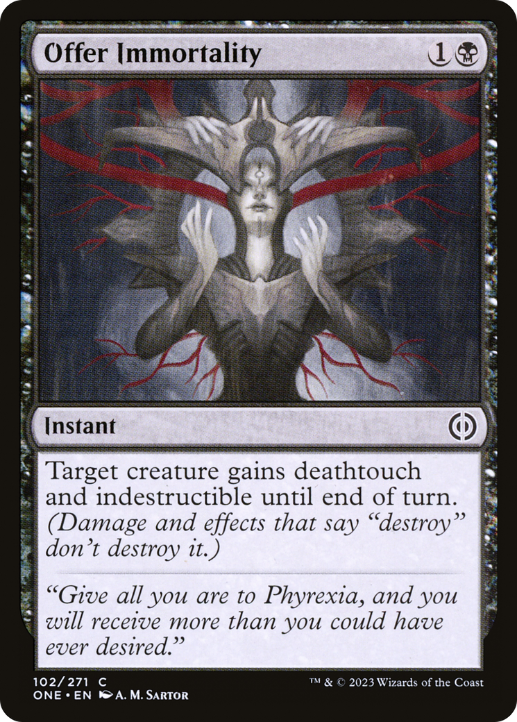 Offer Immortality [Phyrexia: All Will Be One] | Good Games Adelaide SA