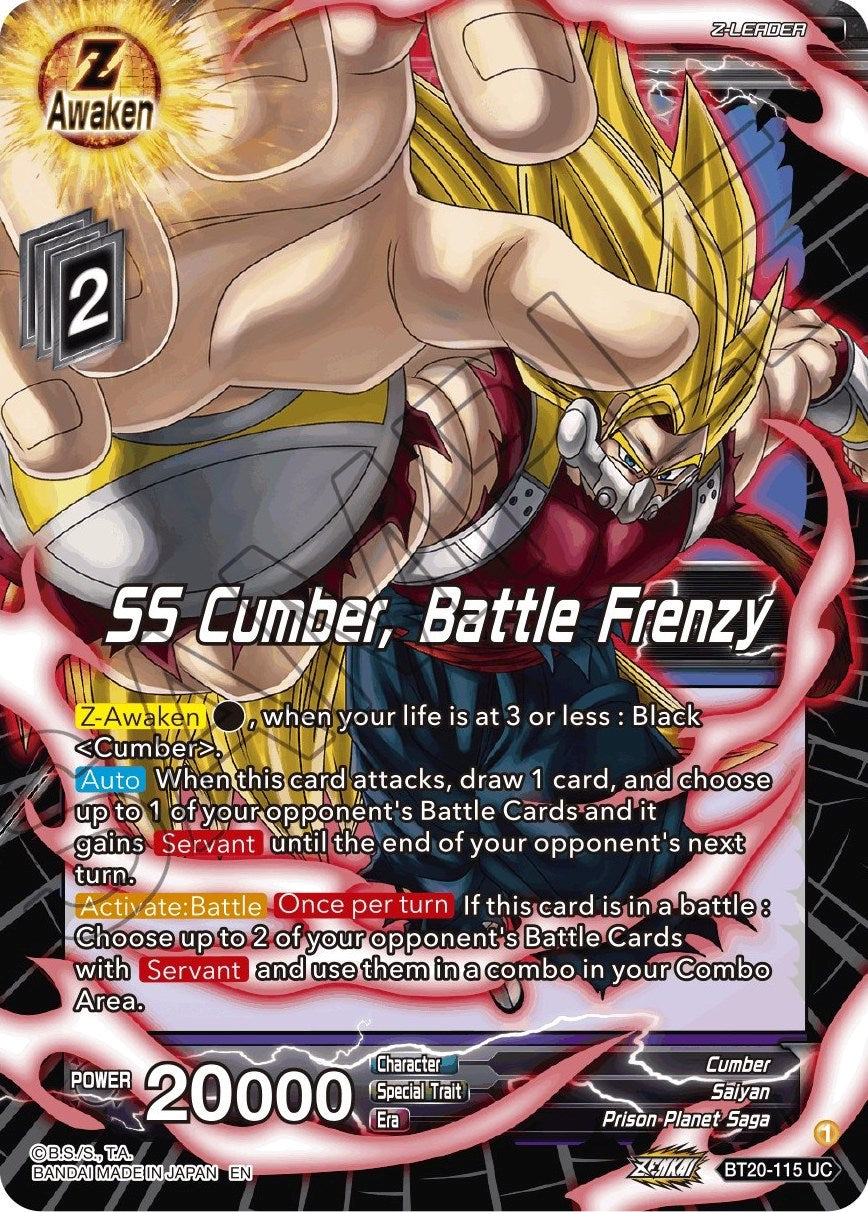 SS Cumber, Battle Frenzy (BT20-115) [Power Absorbed] | Good Games Adelaide SA