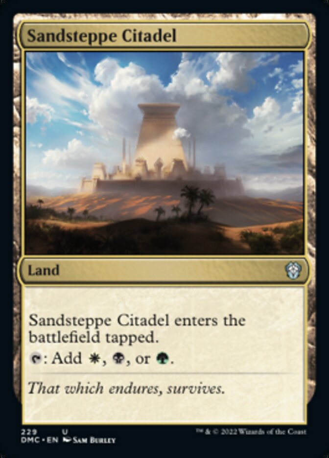 Sandsteppe Citadel [Dominaria United Commander] | Good Games Adelaide SA