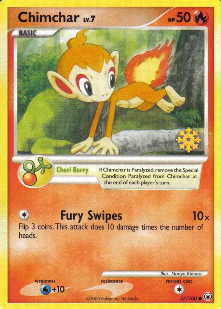 Chimchar 57 100 057/100 (Countdown Calendar Promos)  | Good Games Adelaide SA