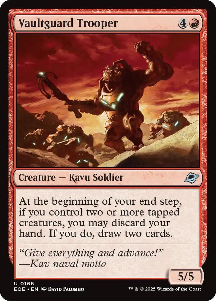 Vaultguard Trooper 166 (Edge of Eternities)  - Foil | Good Games Adelaide SA
