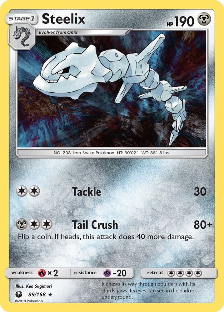 Steelix 89/168 (SM - Celestial Storm)  - Holofoil | Good Games Adelaide SA