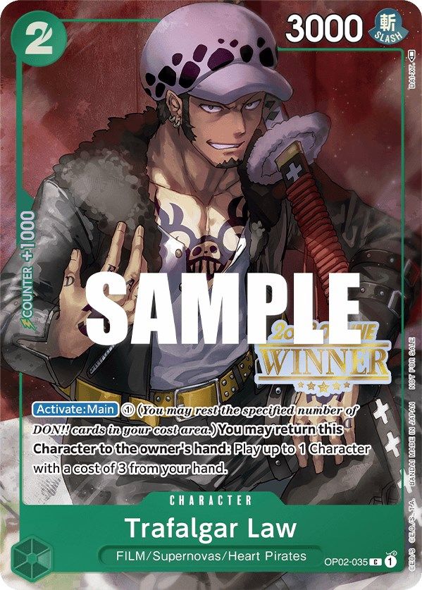 Trafalgar Law (Online Regional 2023) [Winner] [One Piece Promotion Cards] | Good Games Adelaide SA