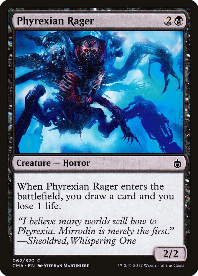 Phyrexian Rager [Commander Anthology] | Good Games Adelaide SA
