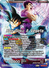 Son Goku & Vegeta // SS4 Son Goku & SS4 Vegeta, In It Together (BT18-001) [Dawn of the Z-Legends Prerelease Promos] | Good Games Adelaide SA