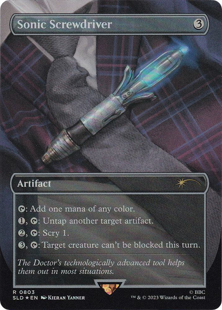 Sonic Screwdriver 803 (Secret Lair Drop Series)  - Foil | Good Games Adelaide SA