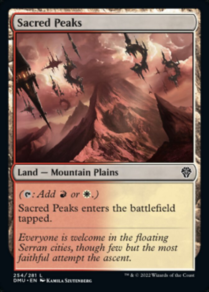 Sacred Peaks [Dominaria United] | Good Games Adelaide SA