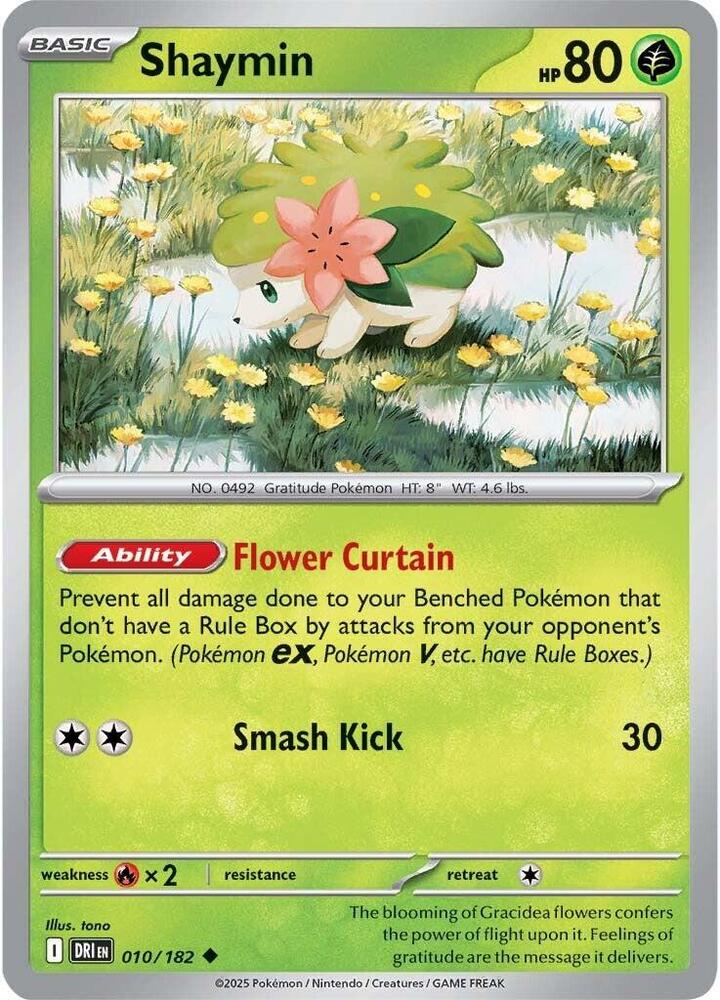 Shaymin 010/182 (SV10: Destined Rivals)  | Good Games Adelaide SA
