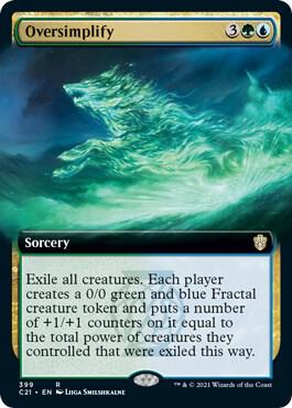 Oversimplify Extended Art 399 (Commander 2021)  | Good Games Adelaide SA