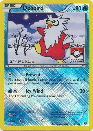 Delibird (38/149) (League Promo 2nd Place) [Black & White: Boundaries Crossed] | Good Games Adelaide SA
