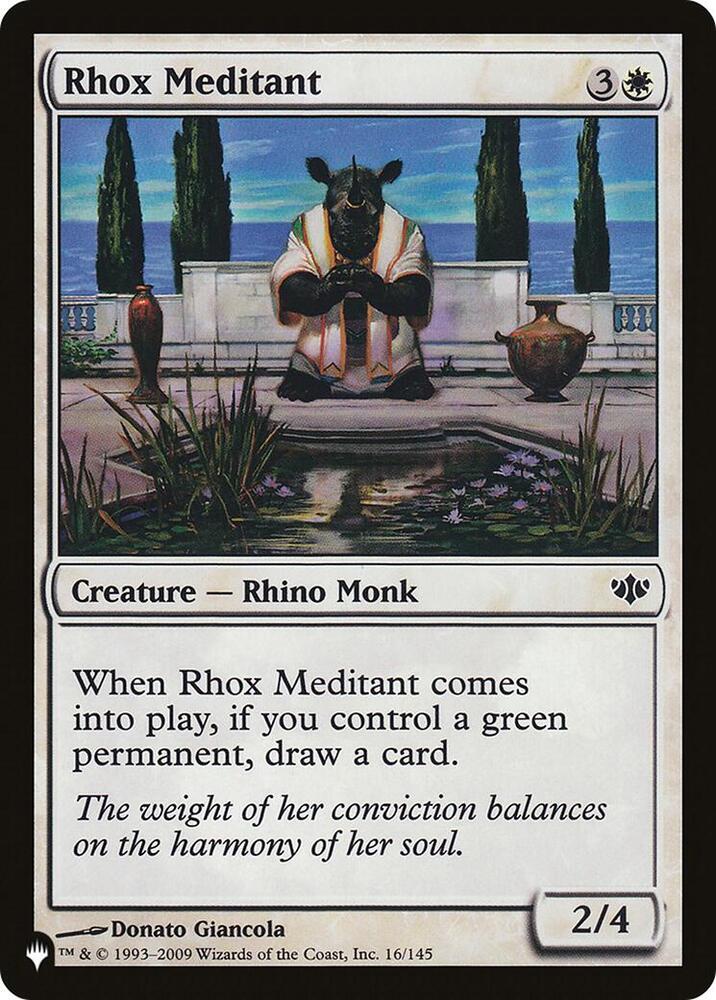 Rhox Meditant 16/145 (The List Reprints)  | Good Games Adelaide SA