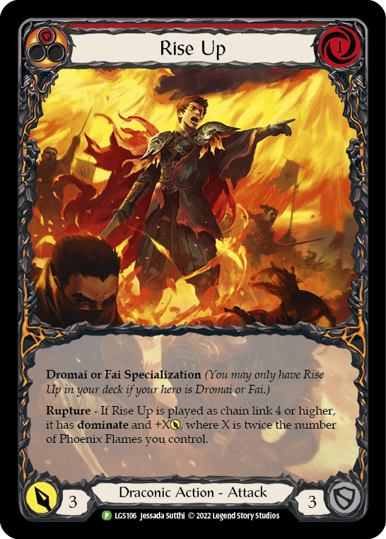 Rise Up [LGS106] (Promo)  Rainbow Foil | Good Games Adelaide SA