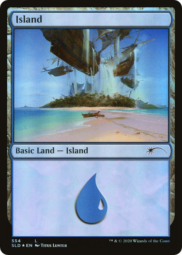 Island 554 554 (Secret Lair Drop Series)  - Foil | Good Games Adelaide SA