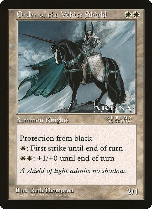 Order of the White Shield Arena League  (Oversize Cards)  | Good Games Adelaide SA