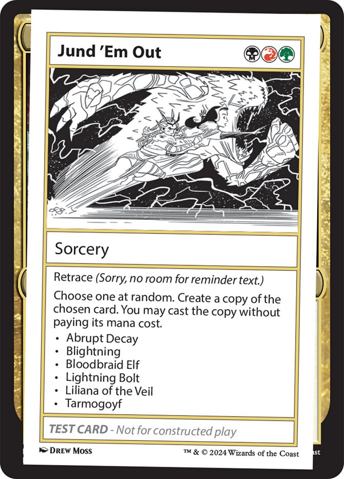 Jund 'Em Out  (Mystery Booster 2 Playtest Cards)  | Good Games Adelaide SA