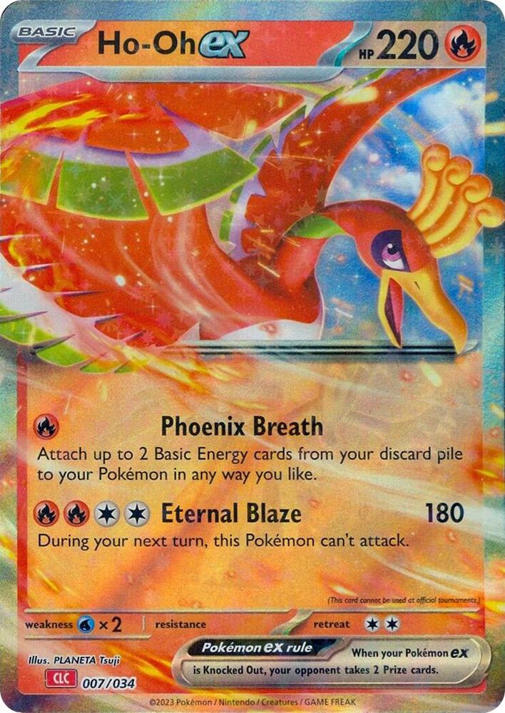 Ho oh ex 007/034 (Trading Card Game Classic)  - Holofoil | Good Games Adelaide SA