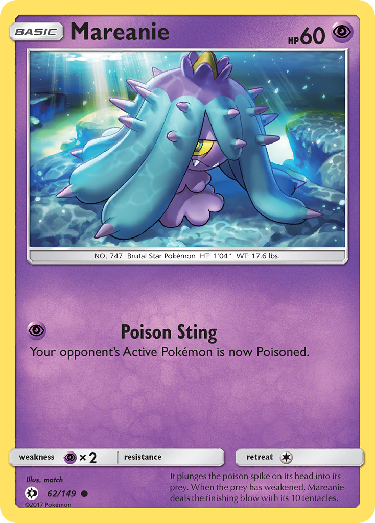 Mareanie (62/149) [Sun & Moon: Base Set] | Good Games Adelaide SA