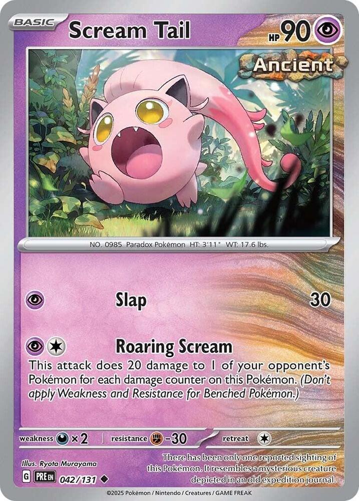 Scream Tail (042/131) [Scarlet & Violet: Prismatic Evolutions] | Good Games Adelaide SA