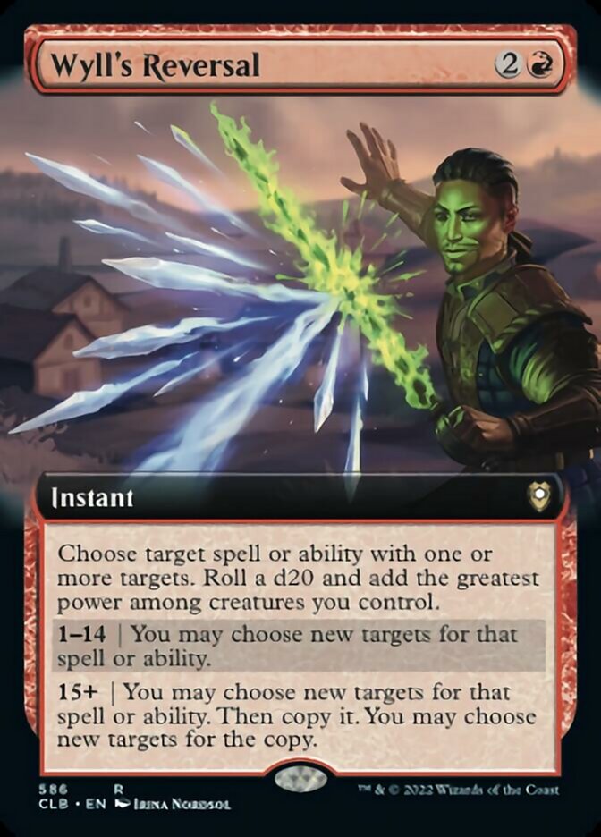 Wyll's Reversal (Extended Art) [Commander Legends: Battle for Baldur's Gate] | Good Games Adelaide SA