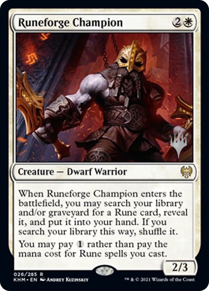 Runeforge Champion 26 (Promo Pack: Kaldheim)  | Good Games Adelaide SA