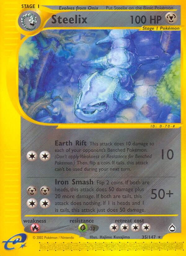 Steelix 035/147 (Aquapolis)  | Good Games Adelaide SA