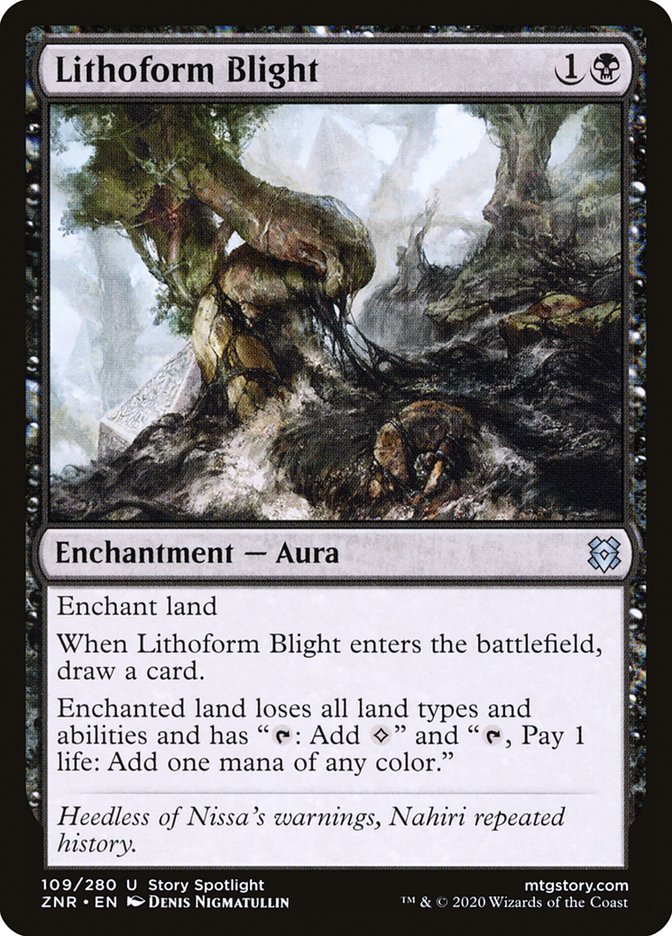 Lithoform Blight 109 (Zendikar Rising)  - Foil | Good Games Adelaide SA
