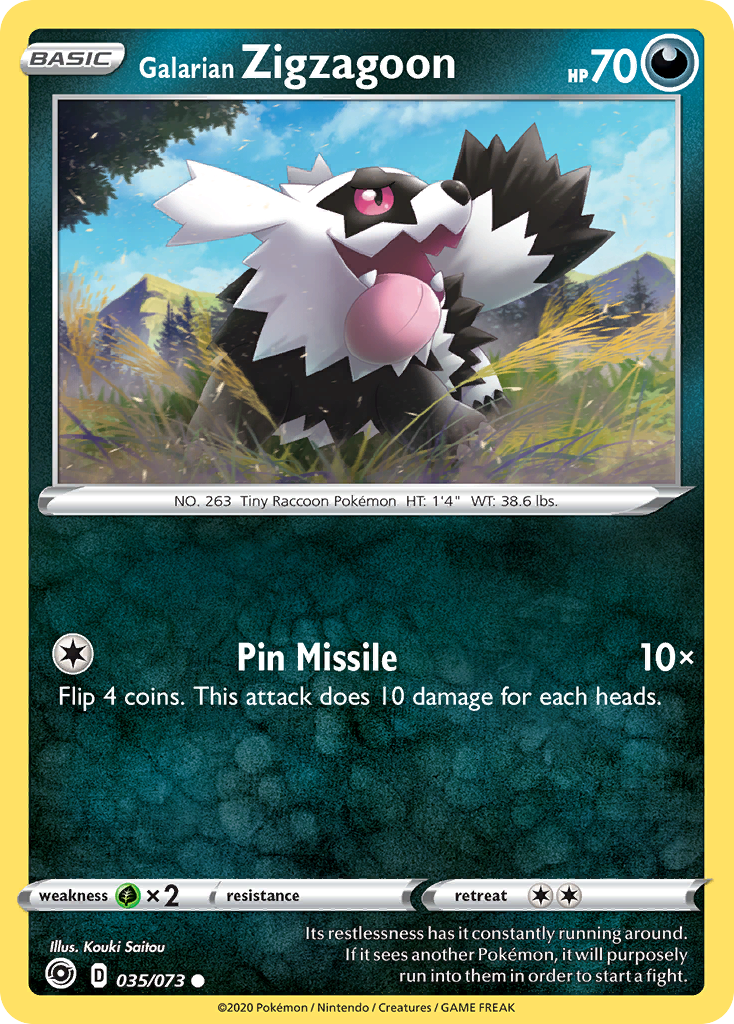 Galarian Zigzagoon (035/073) [Sword & Shield: Champion's Path] | Good Games Adelaide SA